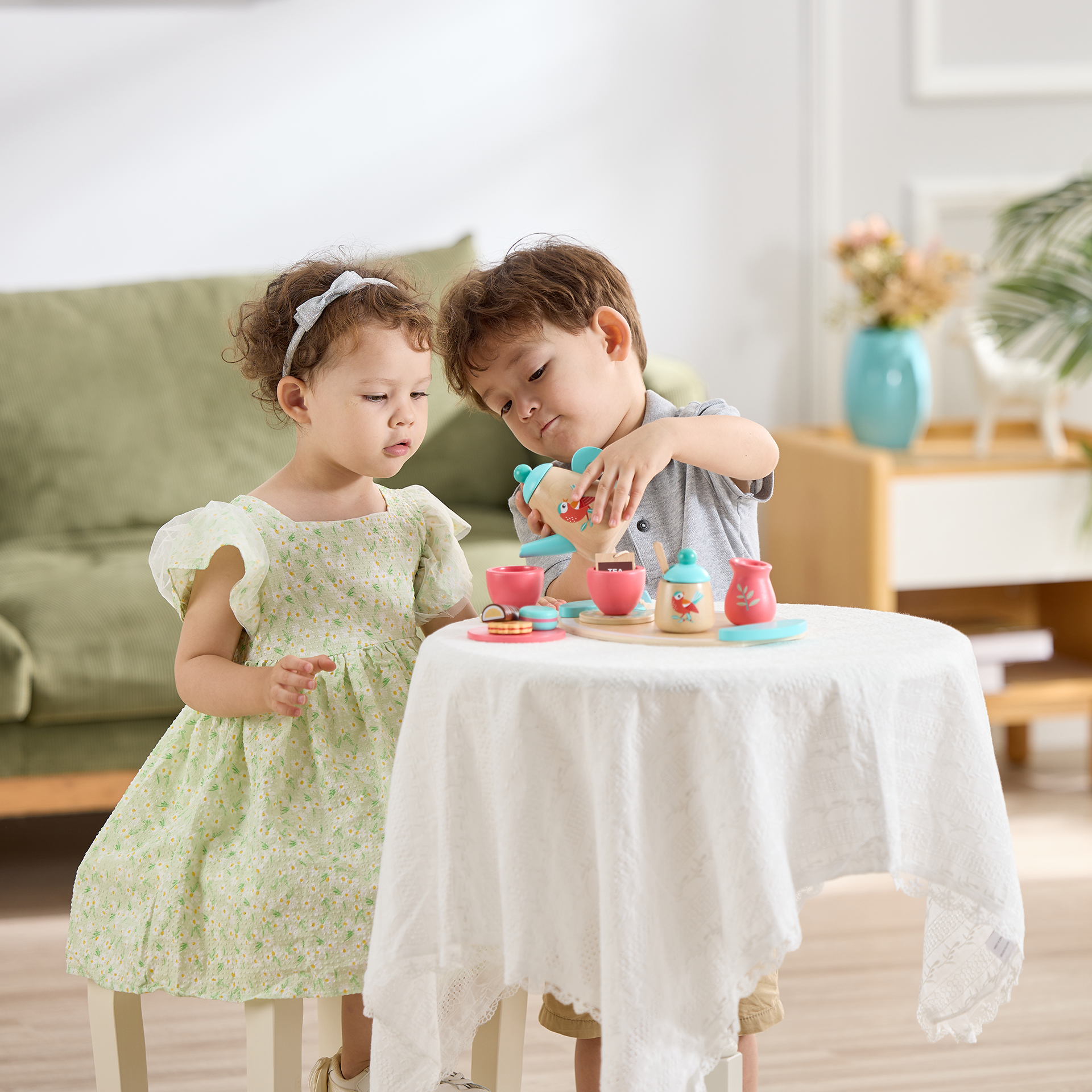 TEA TIME WOODEN PLAY SET