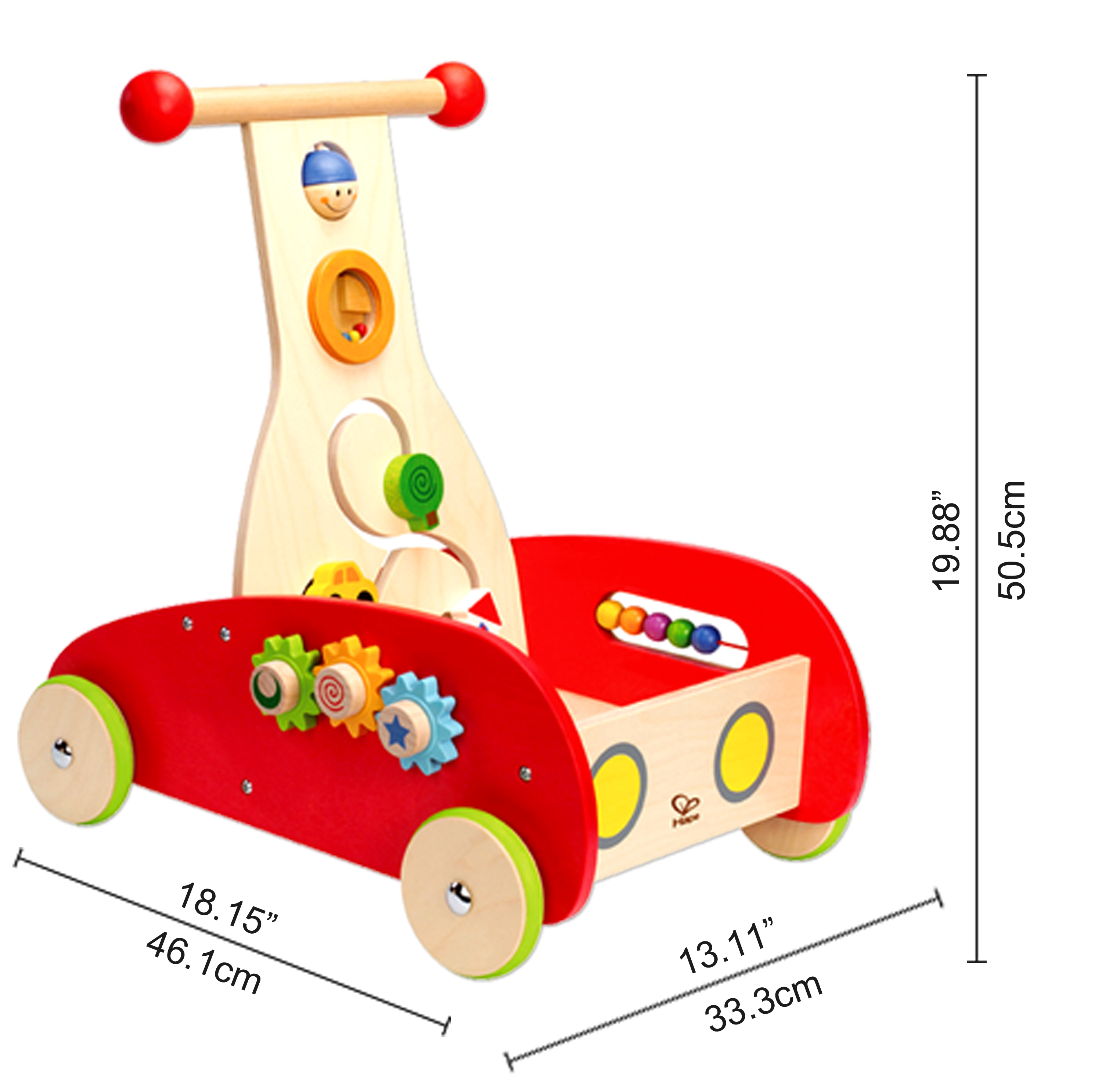 HAPE WONDER WALKER PUSH AND PULL WOODEN TOY