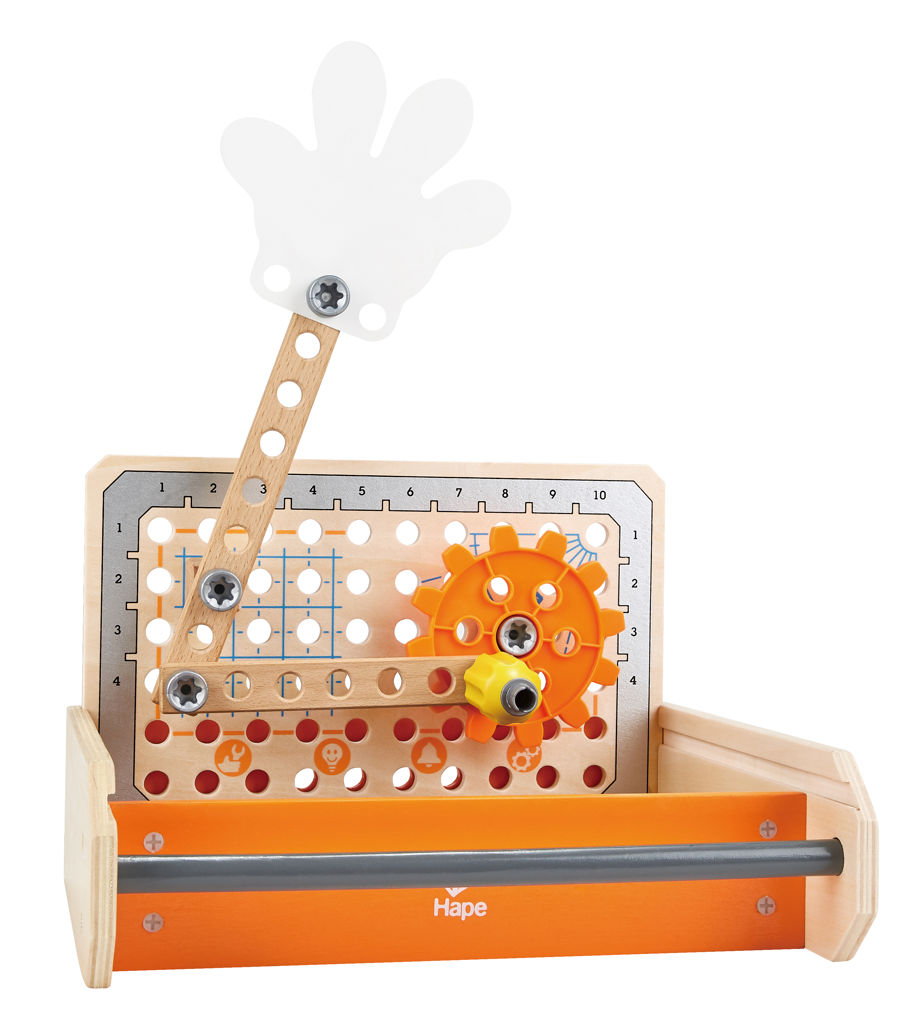 HAPE JUNIOR INVENTOR SCIENCE EXPERIMENT TOOLBOX KIT 32PCS