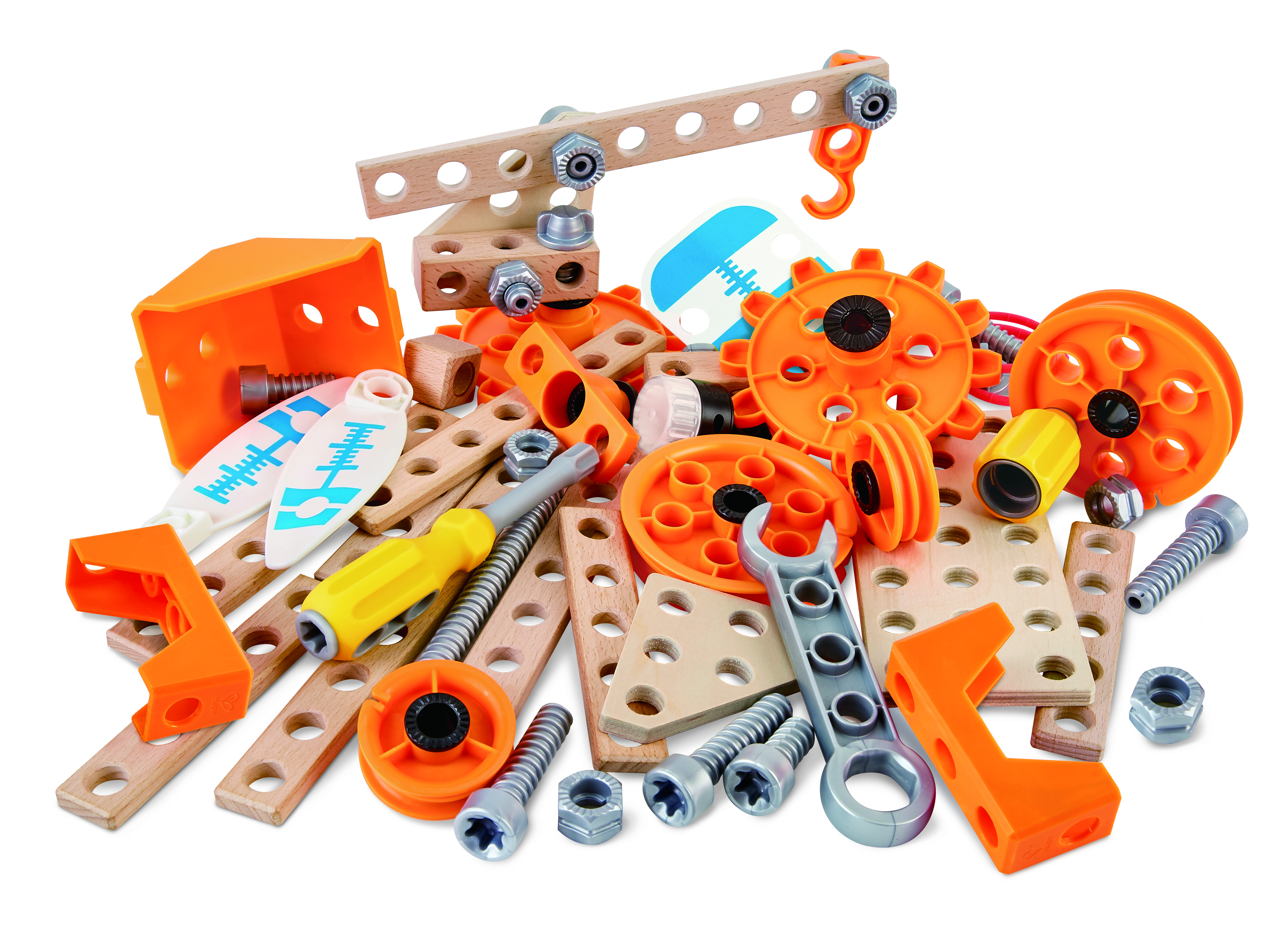 HAPE JUNIOR INVENTOR DELUXE EXPERIMENT CONSTRUCTION KIT 57PCS
