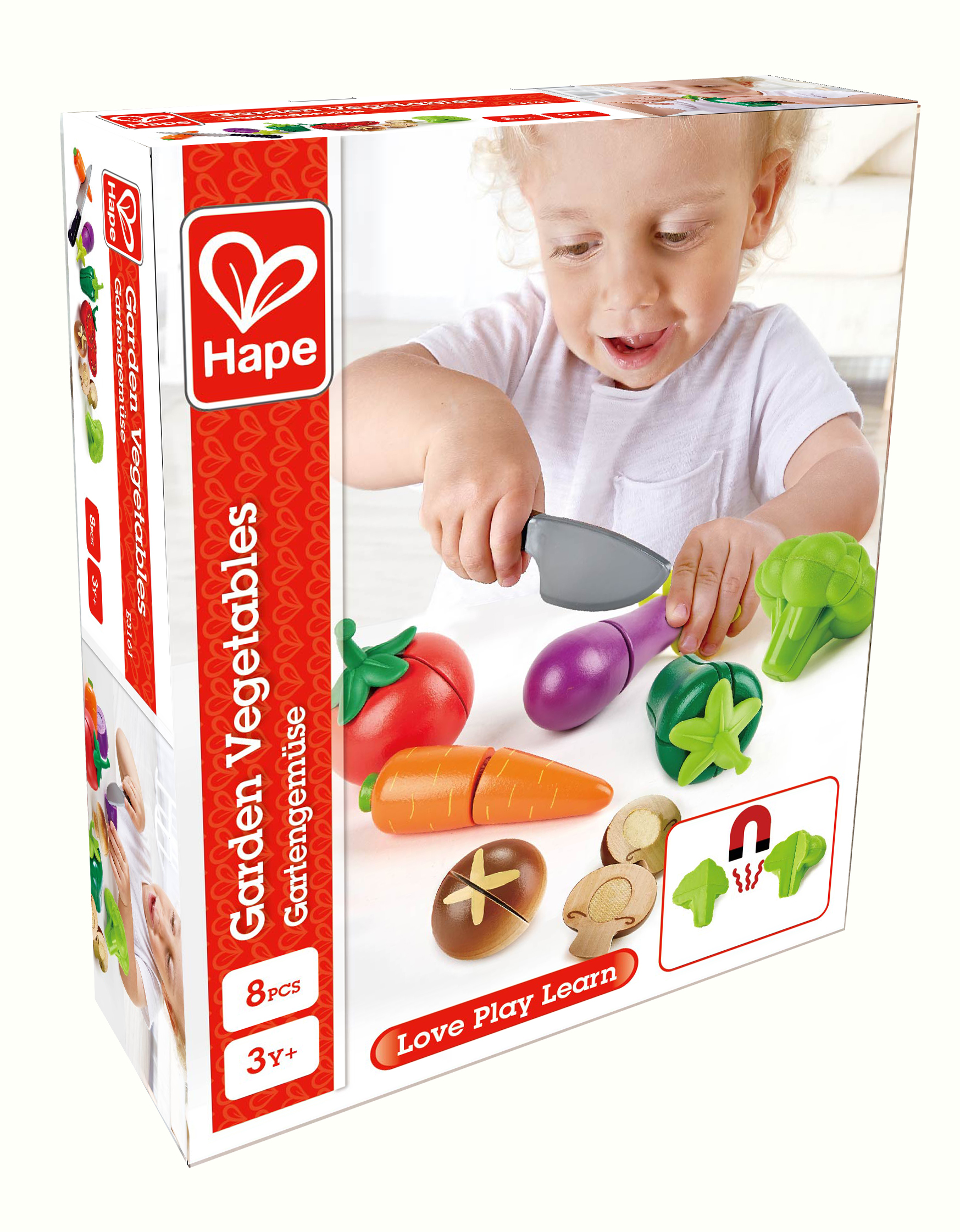 HAPE WOODEN GARDEN VEGETABLES COOKING ACCESSORIES