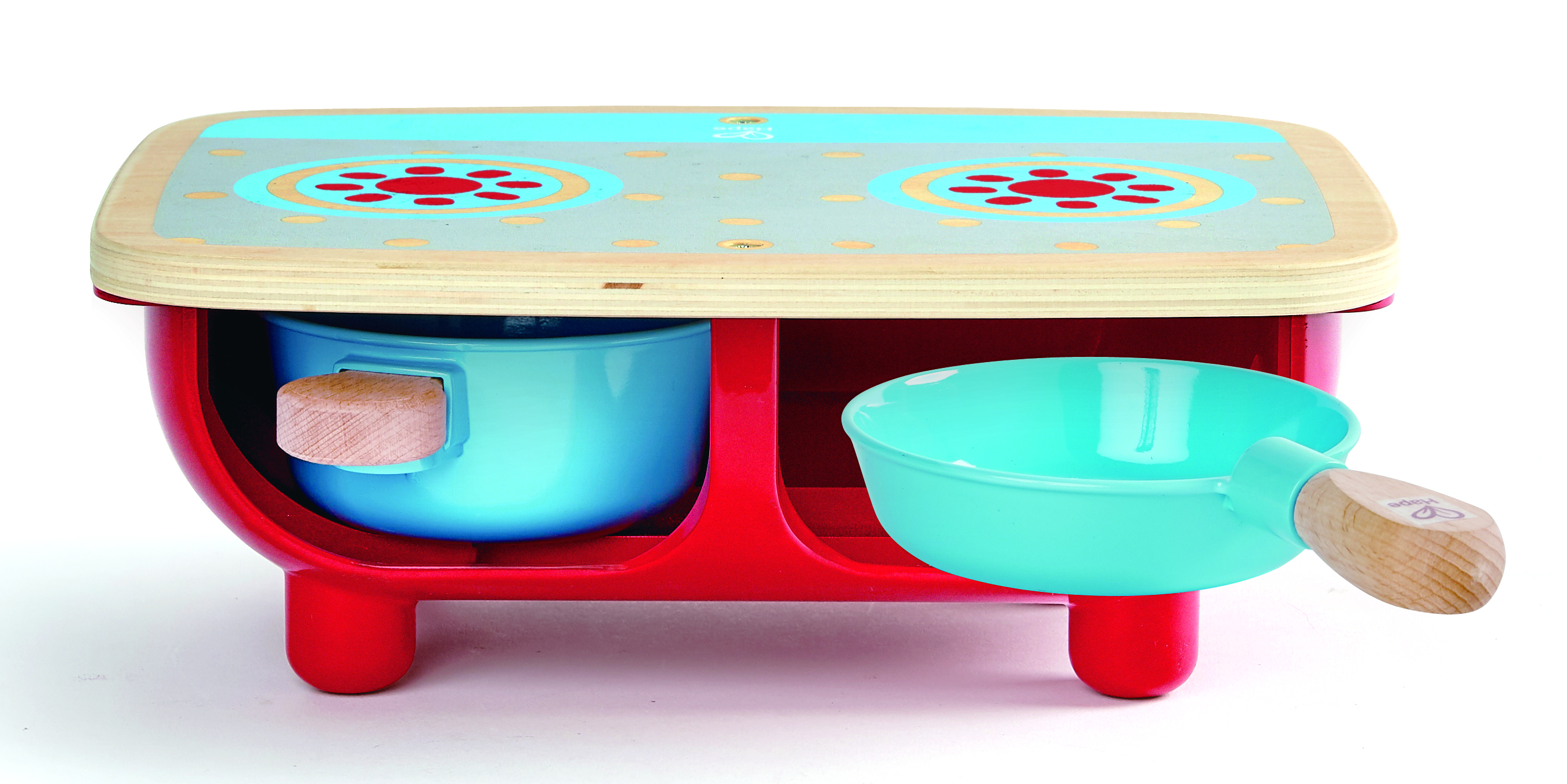 HAPE WOODEN COOKING KITCHEN & FOOD PLAYSET
