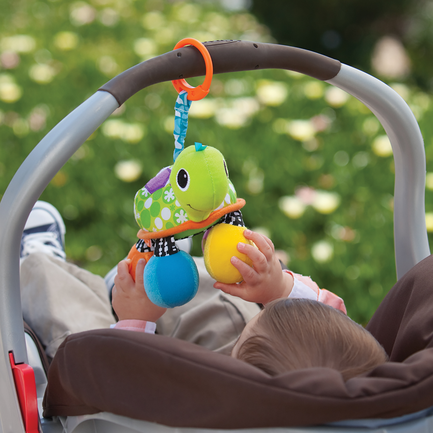 INFANTINO  TURTLE MIRROR PAL - GREEN
