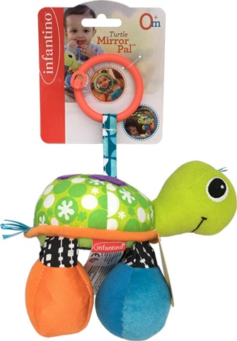 INFANTINO  TURTLE MIRROR PAL - GREEN
