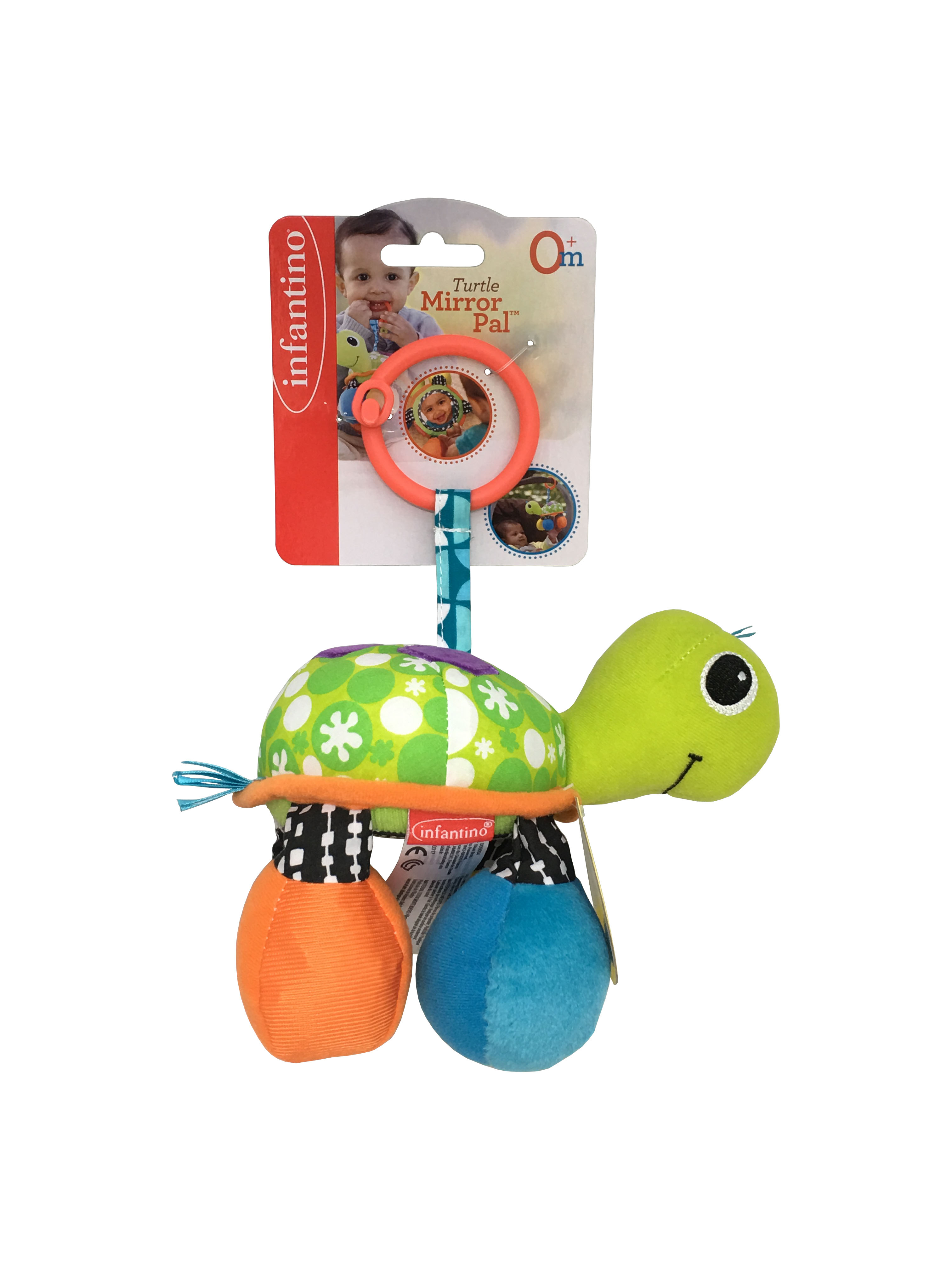 INFANTINO  TURTLE MIRROR PAL - GREEN