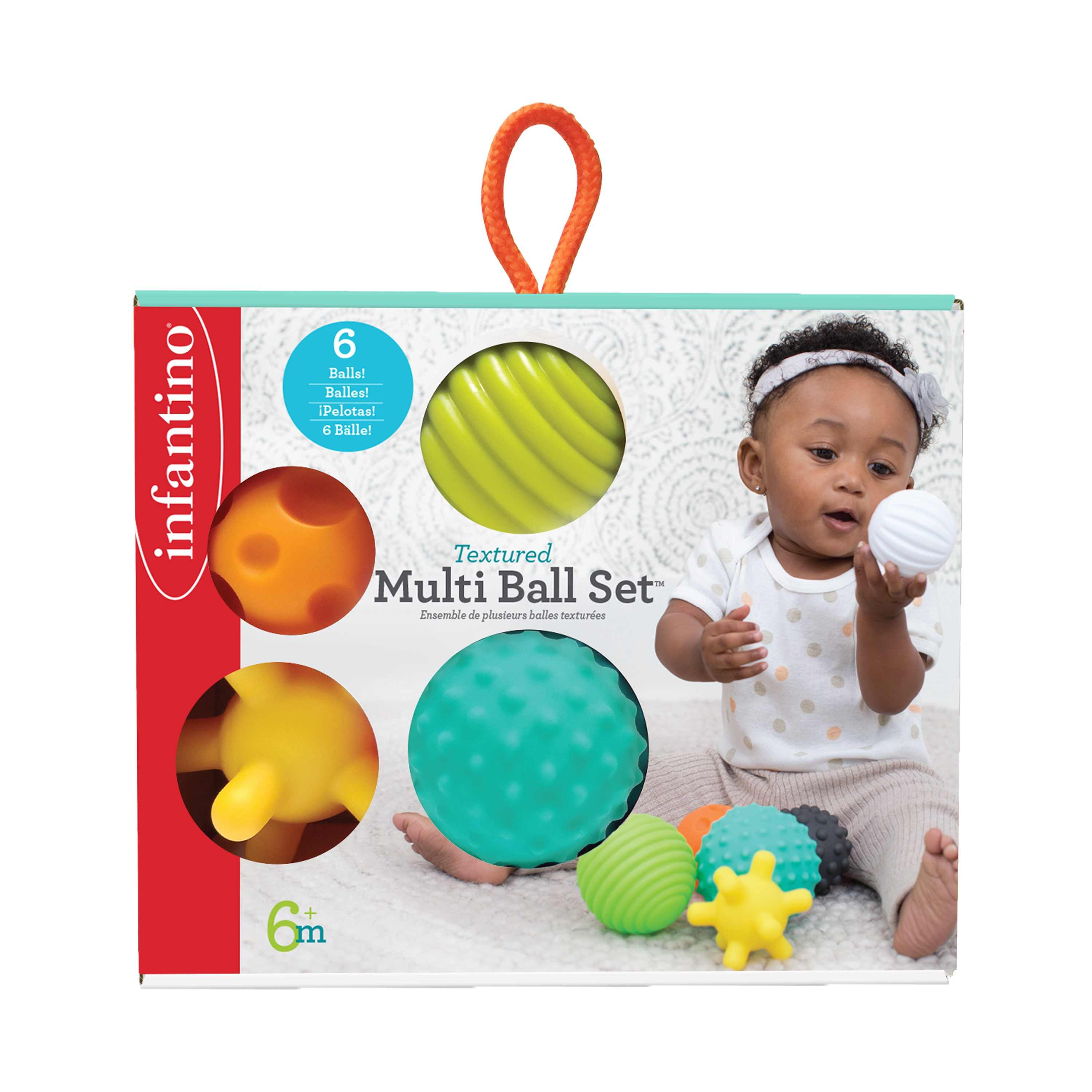INFANTINO  TEXTURED MULTI BALL SET