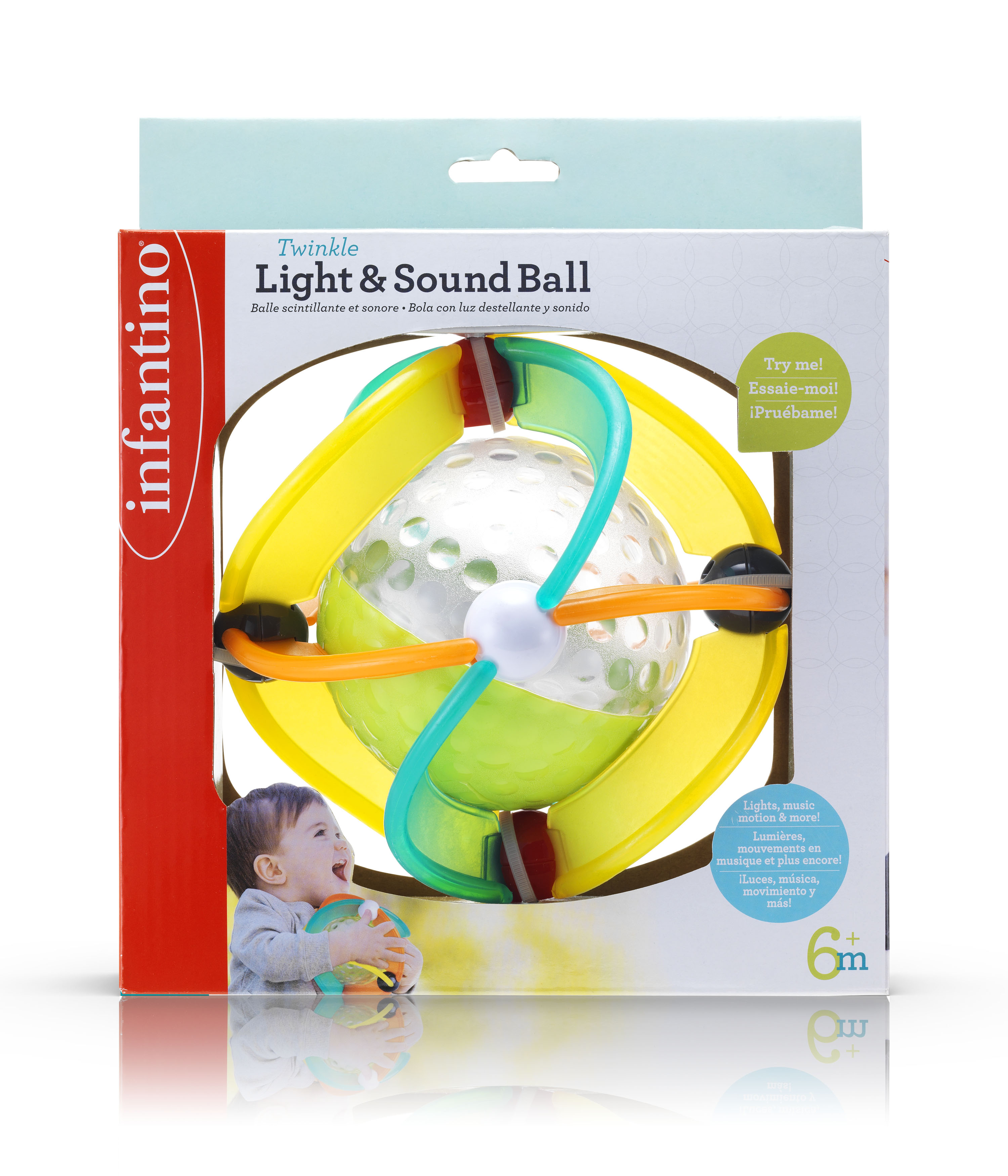 INFANTINO TWINKLE LIGHT & SOUND BALL