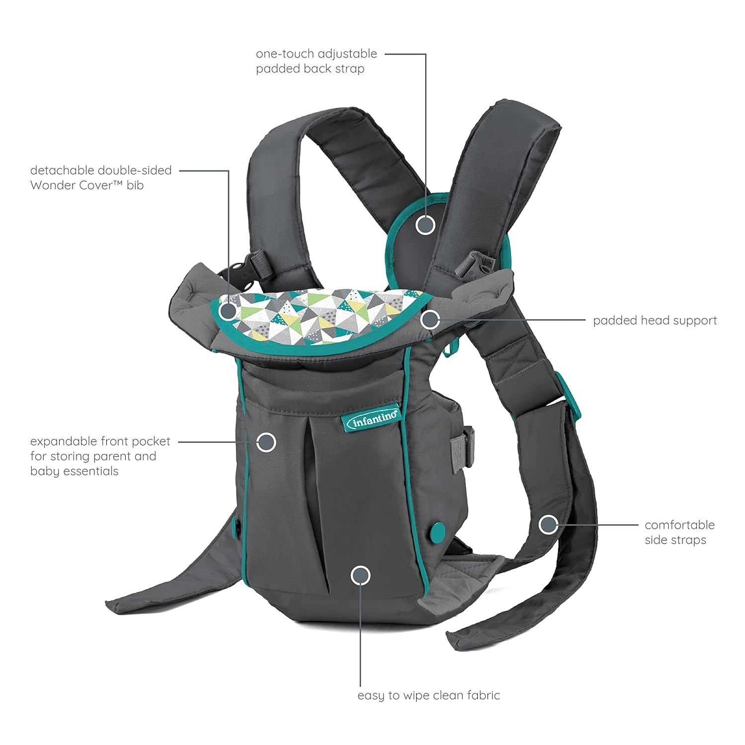 SWIFT WITH POCKET  GREY