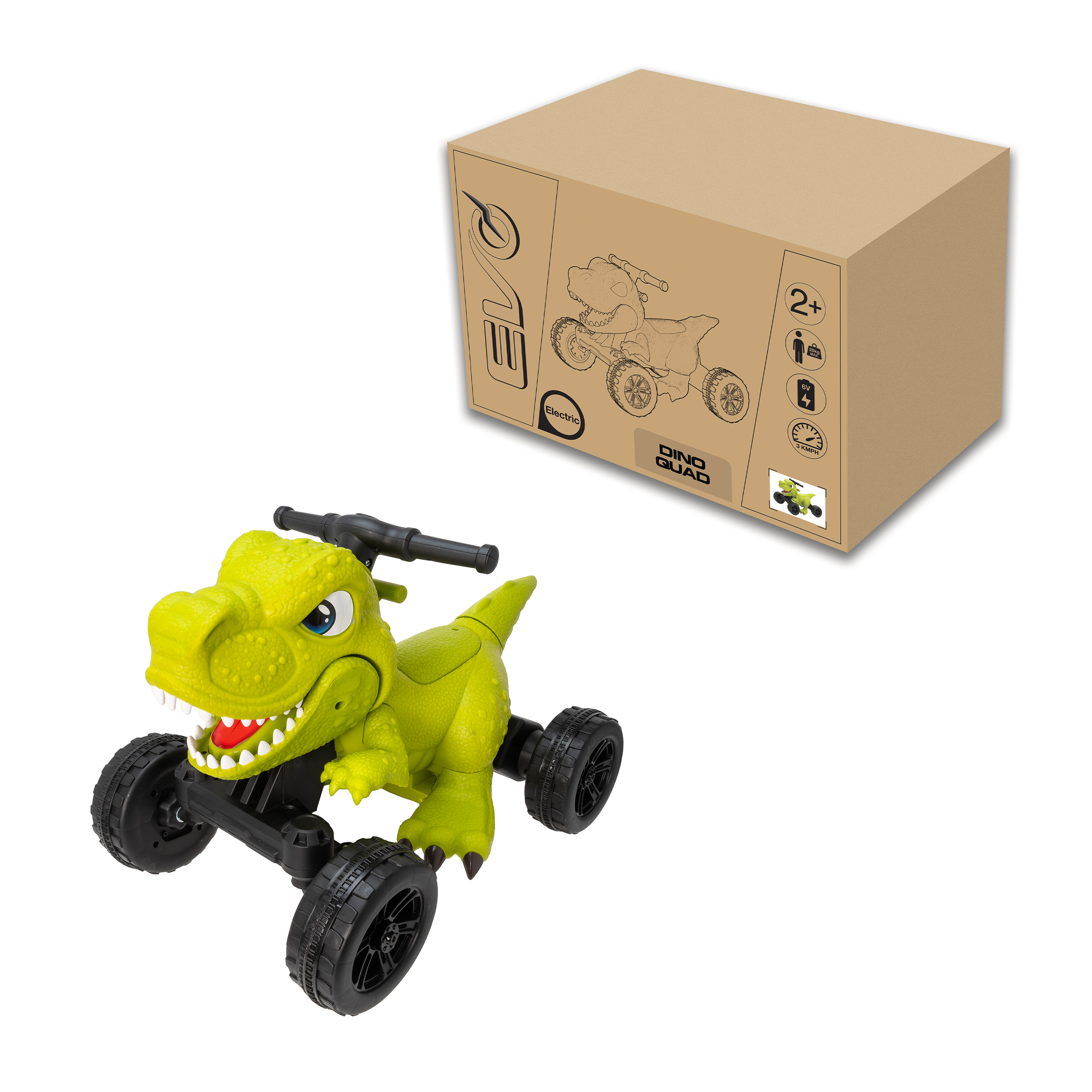 EVO RIDE-ON DINO QUAD 6V