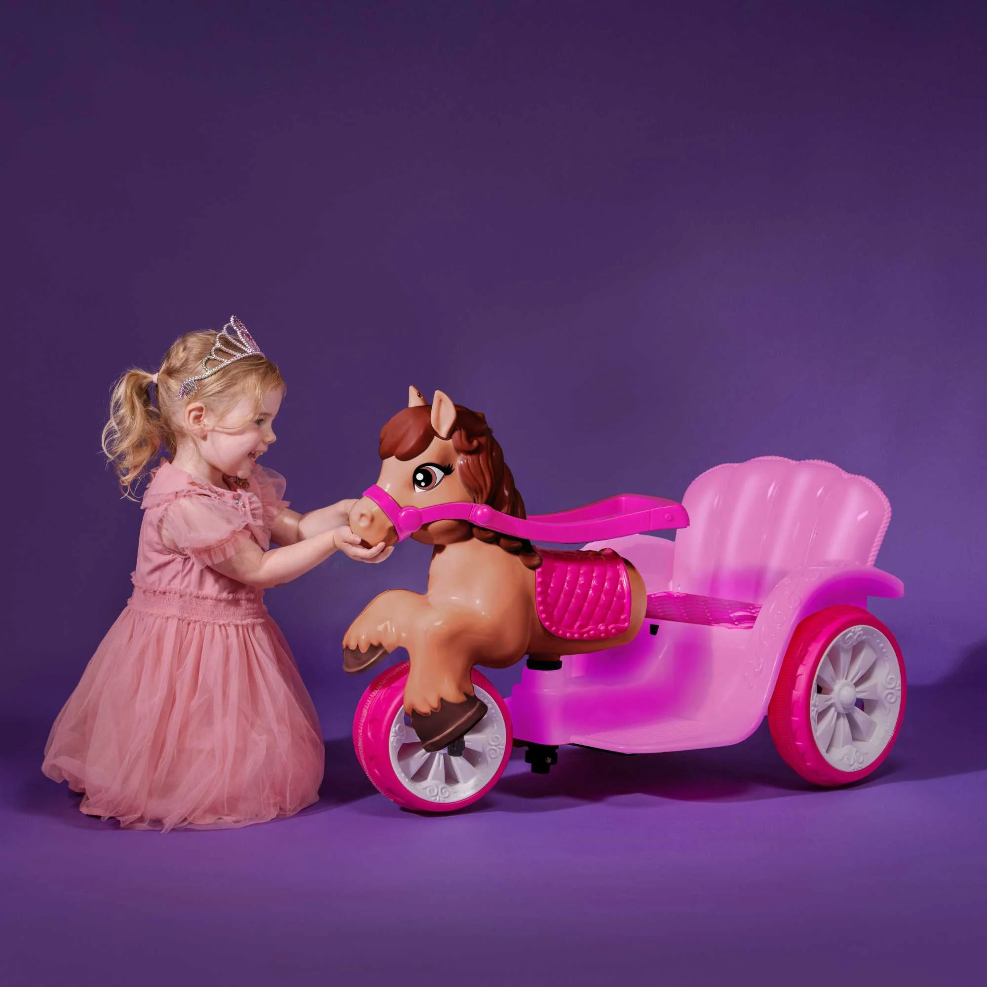 EVO RIDE ON PONY CARRIAGE 6V