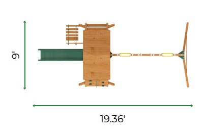 KidKraft Hilltop Height