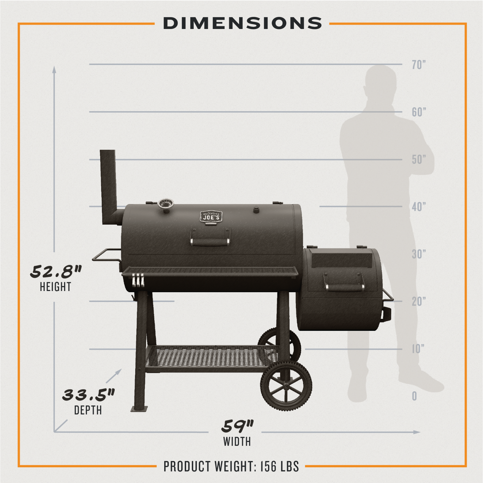 Oklahoma Joe's Highland Offset Smoker