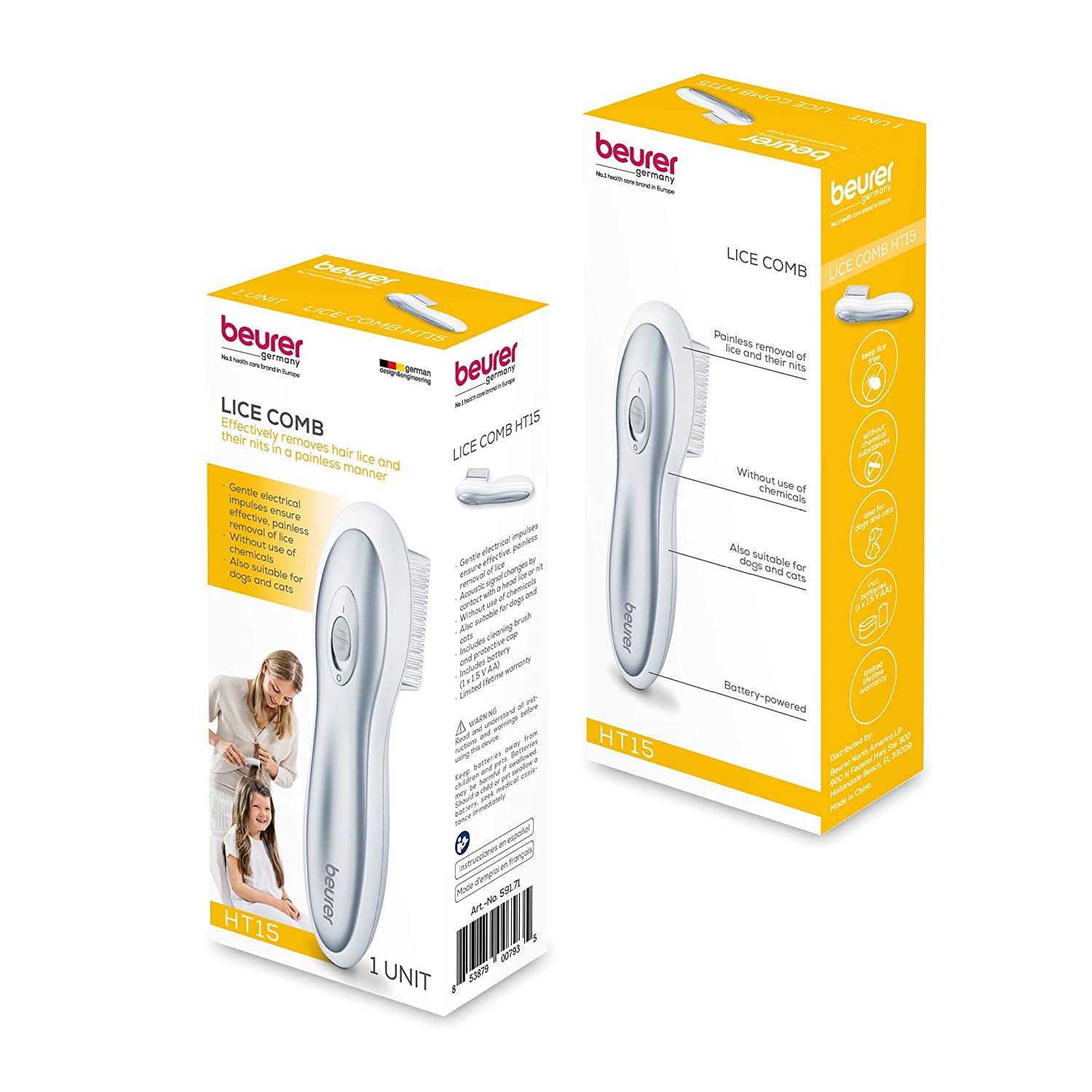 HT 15 Beurer Lice Comb Best Price in Doha,Qatar Buy at