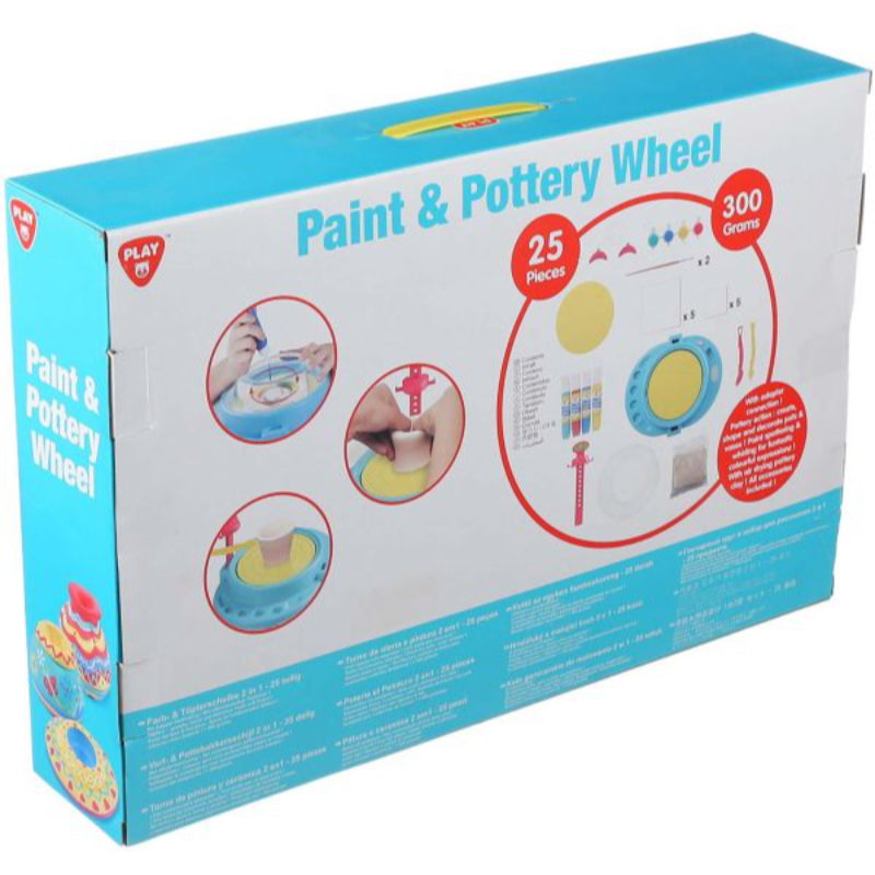 Playgo Paint & Pottery Wheel 2 In 1