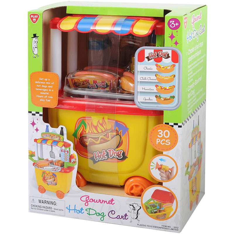 Playgo Gourmet Hot Dog Cart - 30 Pcs