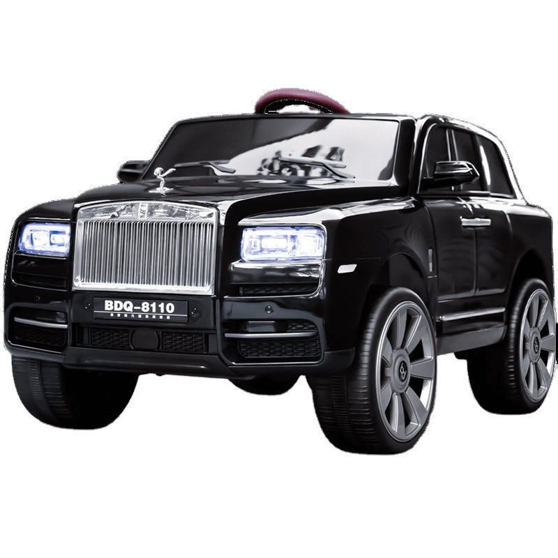 2Seater Rolls Royce Rechargeable Ride on Car for Kids  Toddlers with  Remote Control  Black  11Cart