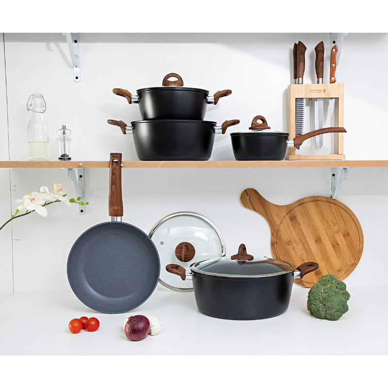 Royalford 9Pc Delight Cookware Set RF8904