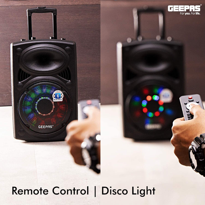 Geepas Rechargeable Trolley Speaker GMS8519