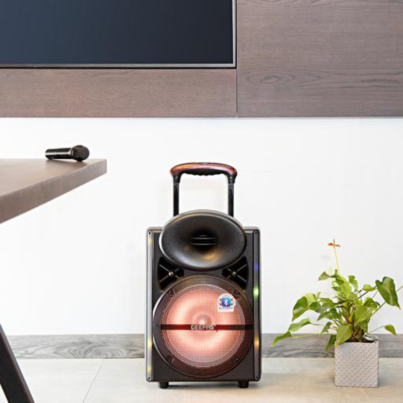 Geepas Rechargeable Trolley Speaker GMS8567