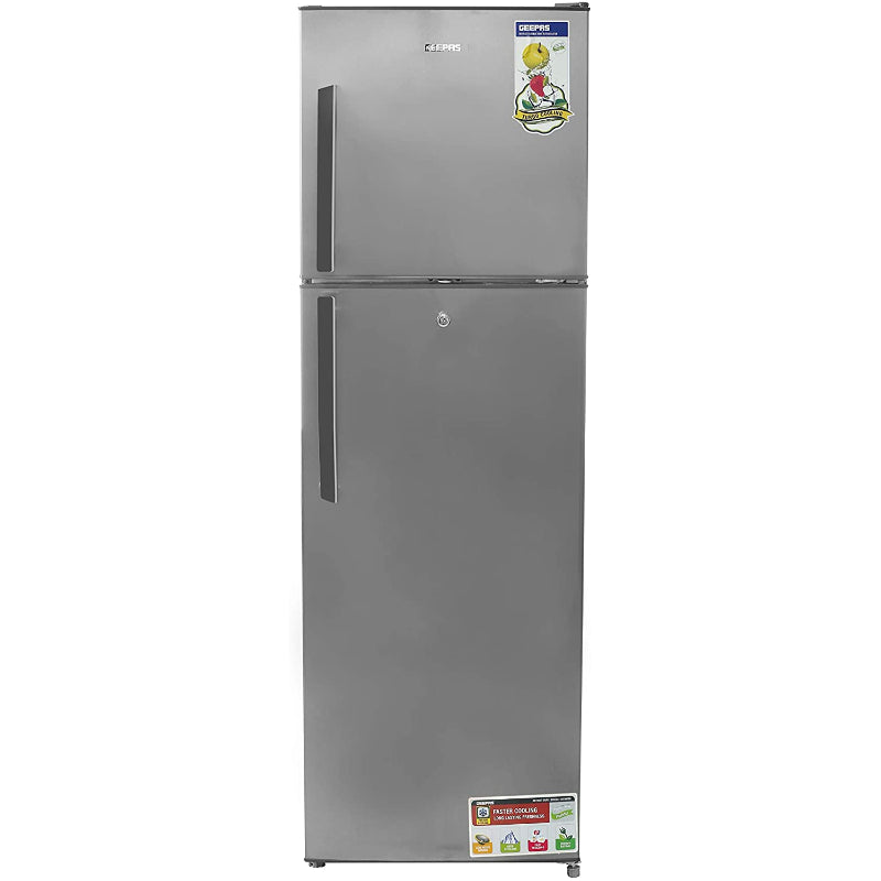 Geepas 320 Ltr Refrigerator GRF3207SSXXN