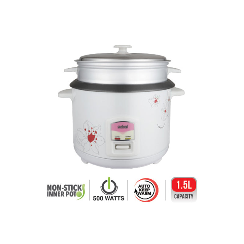 Sanford Rice Cooker 1.5L SF2514RC Best Price in Doha, Qatar Buy at