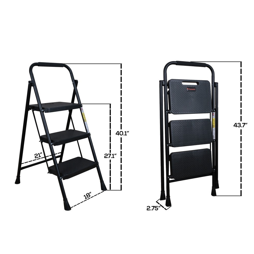 Three Step Step Stool 3-Step / Step Stool - 500 lb. Capacity / Special - cityladderco.com