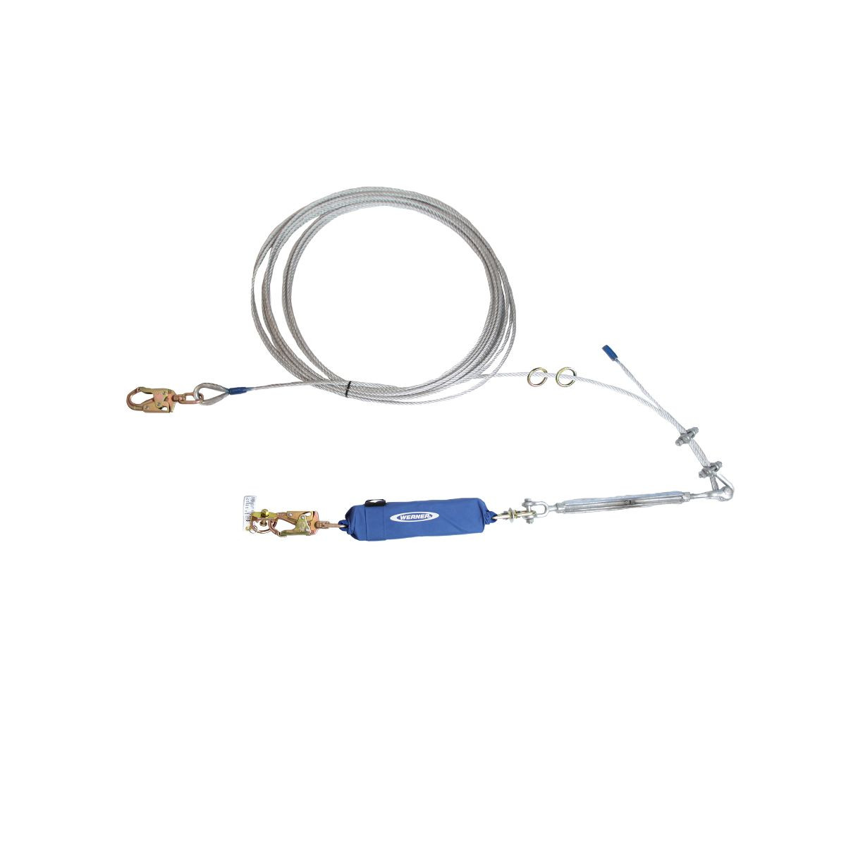 Werner Fall Protection 2 Man Cable Horizontal Lifeline System