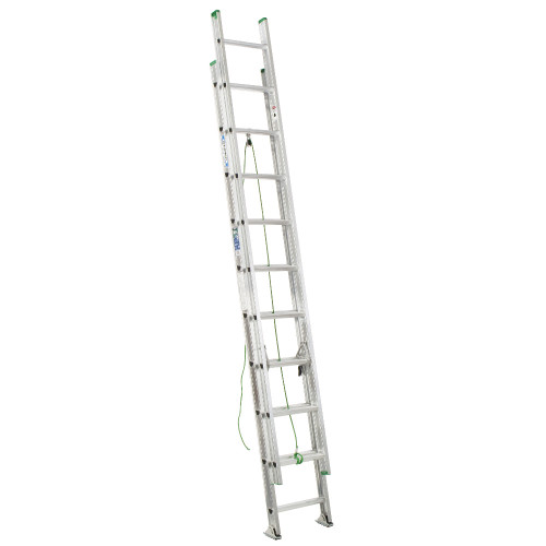 Werner D1200-2 Series Aluminum Extension Ladder // 225 lb Rated