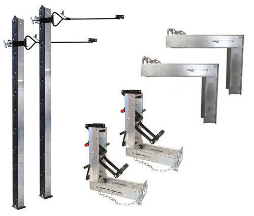 Aluminum Pump Jacks - 24' Pole System (No stages included)