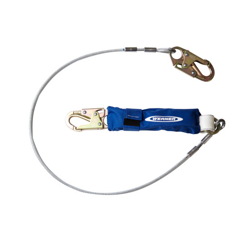 C361100 DeCoil Lanyard (Cable, Snaphooks) - 6 Ft by Werner