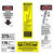 375 lb. Fiberglass Extension Ladder Safety Labels