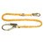 C351200 SoftCoil Lanyard (Snaphook and Rebar Hooks) - 6 Ft by Werner