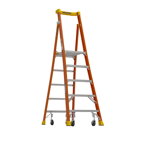 Werner PD6205-4C 5' Fiberglass PODIUM 4/CAS Ladder IA