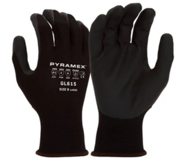 GL615 - Value Micro-Foam Nitrile Dipped Glove by Pyramex (12 Pack)