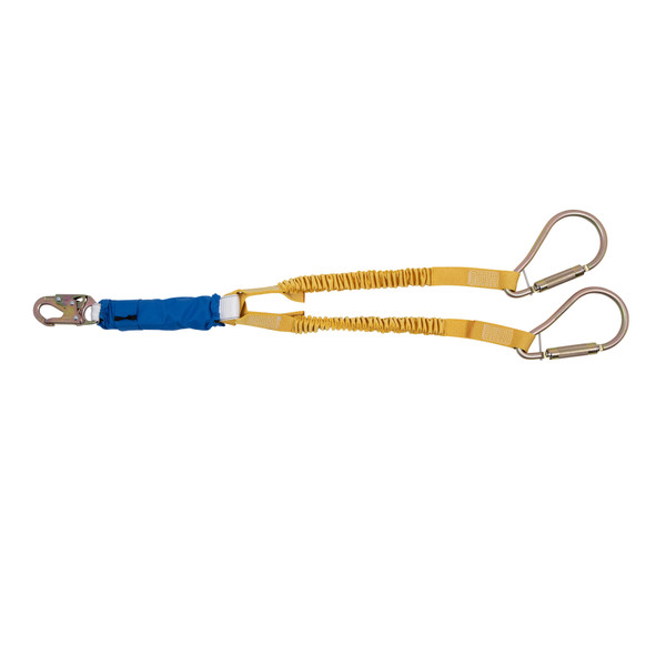 C441400 DeCoil Stretch Twinleg Lanyard (Snaphook and 2" Carabiners) - 6 Ft by Werner