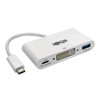 Tripp Lite U444-06N-DU-C USB 3.0 (3.1 Gen 1) Type-C 5000Mbit/s White interface hub