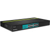 Trendnet TPE-T160 Unmanaged network switch Power over Ethernet (PoE) Black network switch