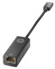 HP USB Type-C to RJ45 USB Type-C RJ-45 Black cable interface/gender adapter