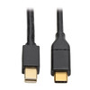 Tripp Lite U444-006-MDP USB C MINI DISPLAYPORT Black cable interface/gender adapter