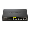 D-Link DES-1005P 5-Port Fast Ethernet Unmanaged Metal Desktop Switch w/ 1 PoE Port