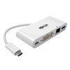 Tripp Lite U444-06N-DGU-C USB C DVI-I White video cable adapter