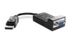 HP DisplayPort / VGA DisplayPort VGA Black cable interface/gender adapter
