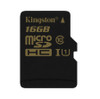 SDCA10/16GB - Kingston 16GB Class 10 microSDHC Flash Memory Card