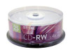 CD-RW80CB25 - TDK 4x CD-RW Media - 700MB - 25 Pack
