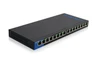 Linksys LGS116P Unmanaged network switch Gigabit Ethernet (10/100/1000) Power over Ethernet (PoE) Bla