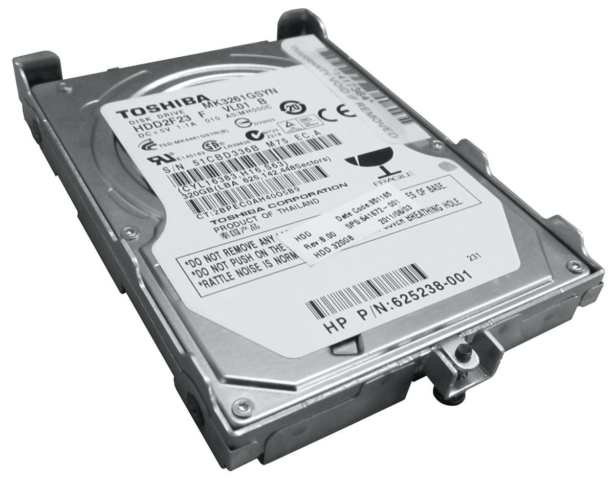 641672-001 - HP 320GB 7200RPM SATA 3GB/s 2.5-inch Hard Drive