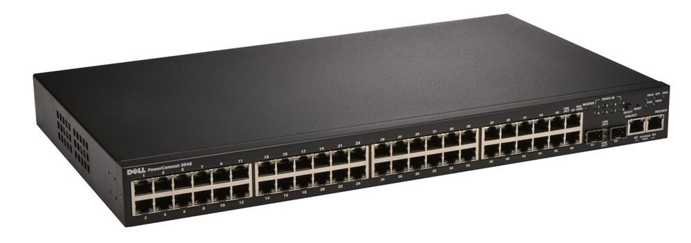 469-3413 - Dell POWERCONNECT 3548 Switch - 48 Ports - MANAGED - STACKABLE