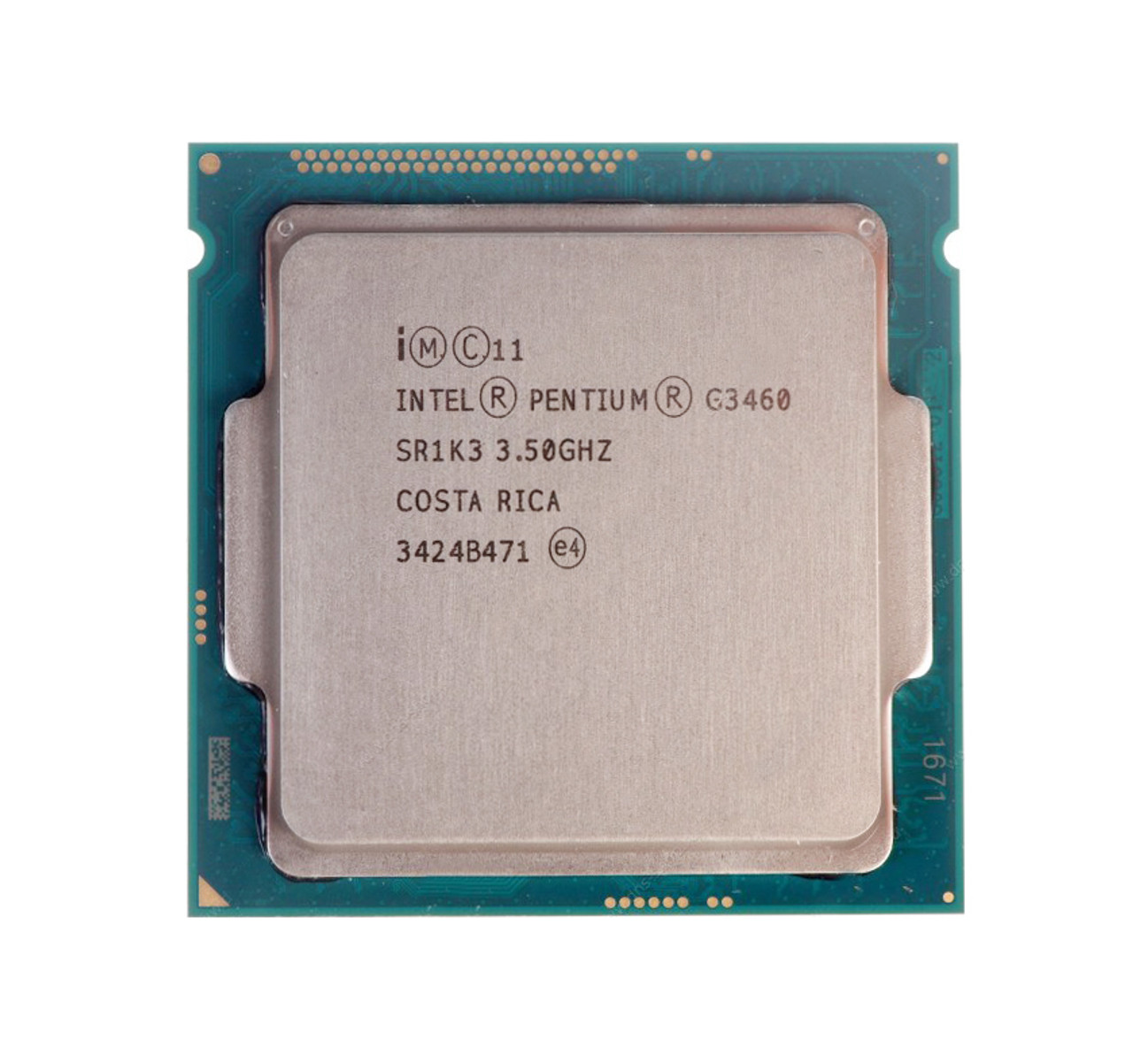 CM8064601482508 - Intel PENTIUM ROCESSOR G3460 Dual Core 3.5GHz 3MB SMART Cache Socket FCLGA1150 5GT/S DMI2 22NM 53W Processor