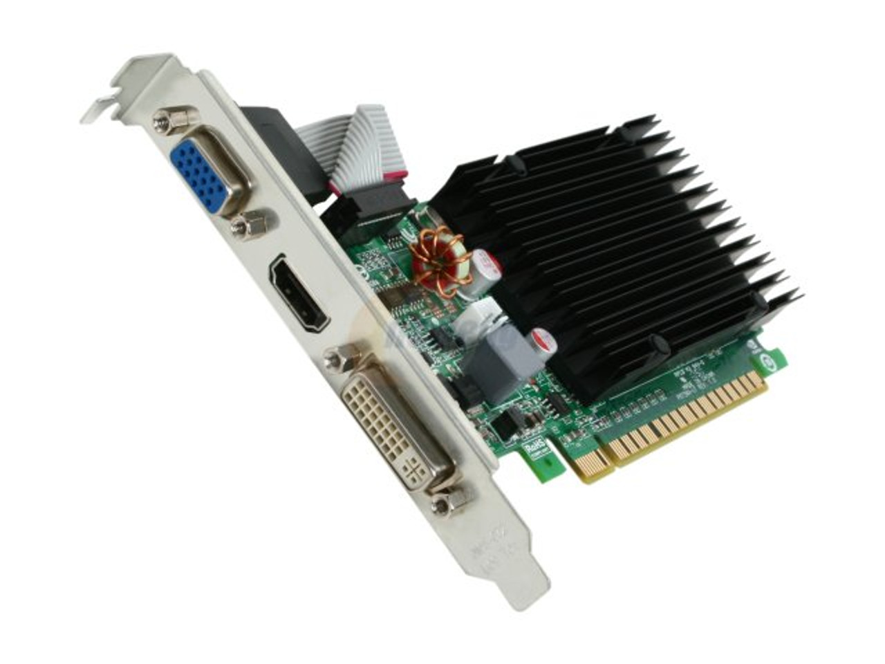 512-P3-1311-KR - EVGA GeForce 210 Passive 512 MB DDR3 PCI Express 2.0 DVI/HDMI/VGA Graphics Card