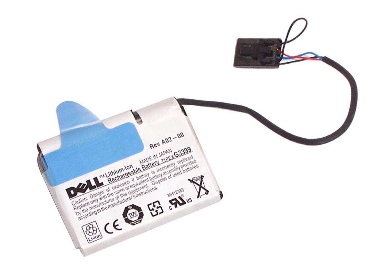 G3399 - Dell 3.7V LITHIUM RAID Battery for PowerEdge 1850 / 2850 / 6850